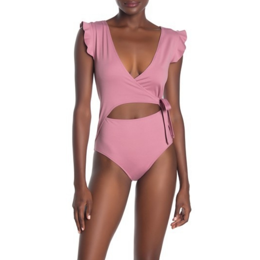 NEW Free People Movement Streamline Bodysuit Frosted Berry - Picture 2 of 11